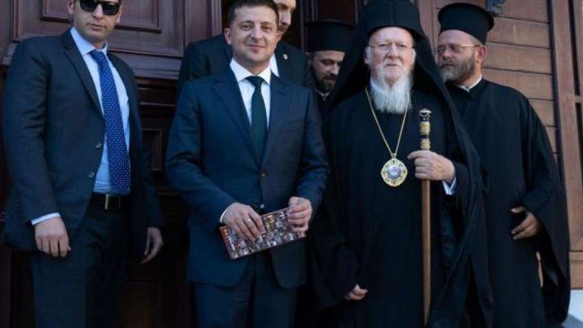 Зеленский пообещал патриарху Варфоломею защищать независимость церкви