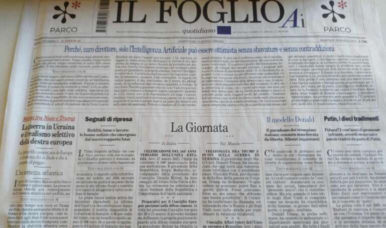 Впервые в истории печати: ИИ полностью написал номер итальянской газеты