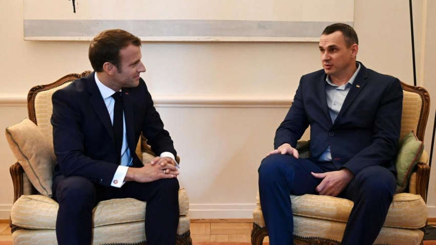 Олег Сенцов встретился с президентом Франции: главное