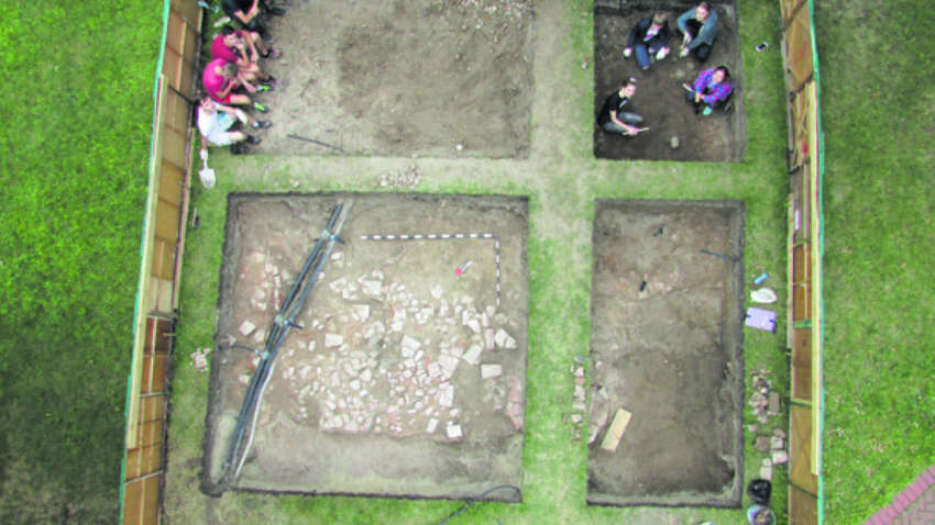 В центре столицы археологи нашли дворец 