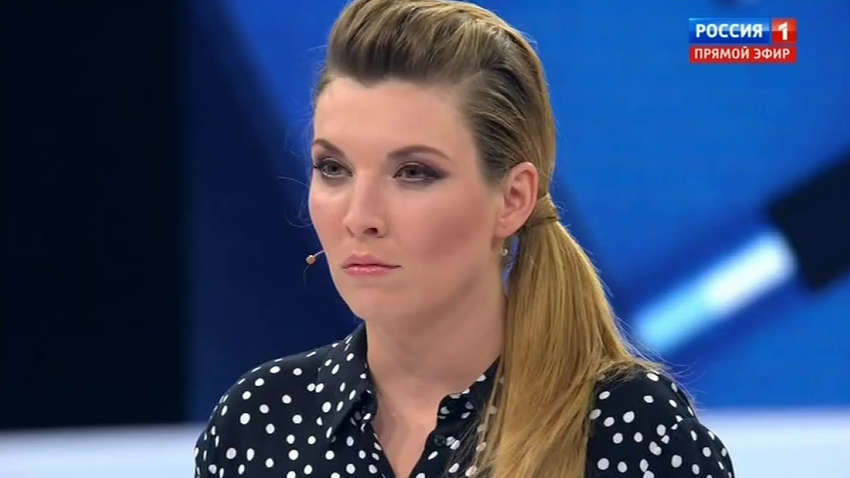 Страх в очах російської пропагандистки. Вона заявляє, що всі росіяни винні (ВІДЕО) Страх в очах російської пропагандистки. Вона заявляє, що всі росіяни винні (ВІДЕО)