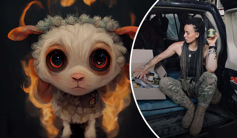 Зоозахисники у Львові організували виставку картин ШІ для збору грошей на ЗСУ