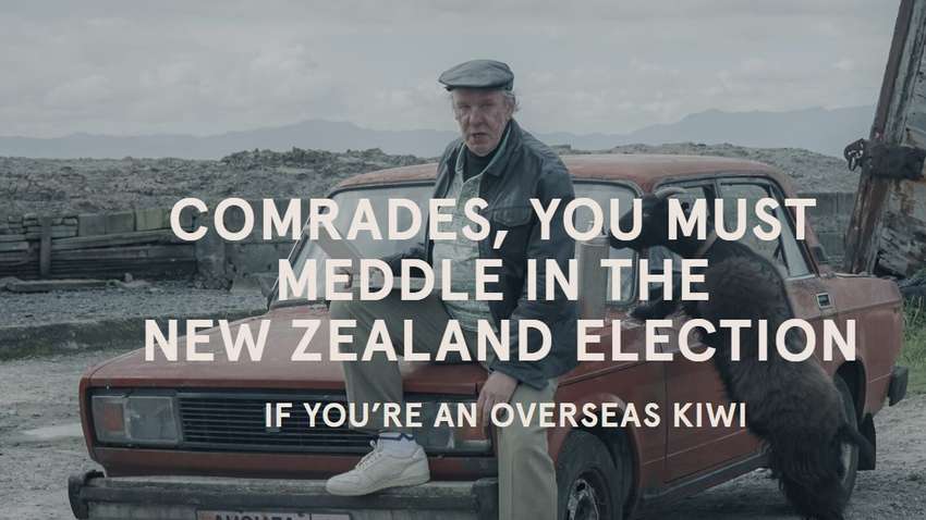 Товарищ, ты должен проголосовать! - в Зеландии запустили провокационный предвыборный ролик с россиянином