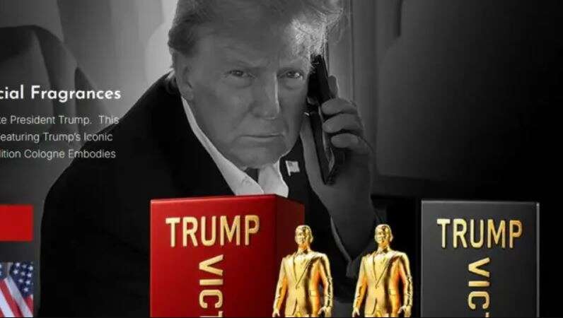 Трамп продає парфуми у флаконах у вигляді самого себе