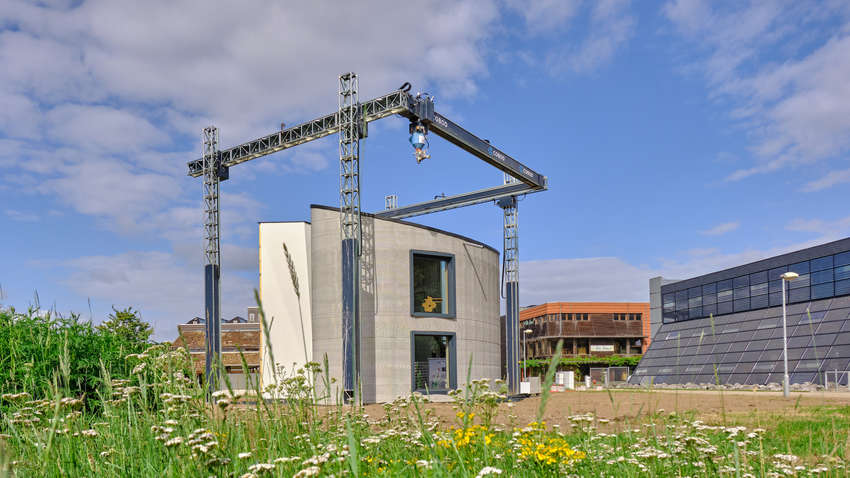 Бельгийцы испытали новую технологию 3D-печати для создания домов (ВИДЕО)