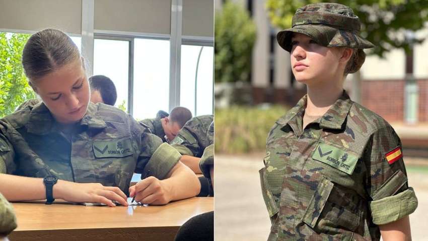 Майбутня королева Іспанії втупила до військової академії Майбутня королева Іспанії втупила до військової академії