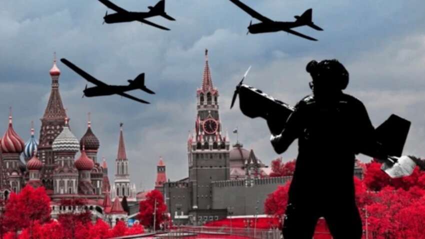 Безпілотники масово атакують Москву: деталі атаки на столицю Росії
