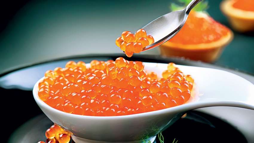 Как проверить подлинность красной икры с помощью воды