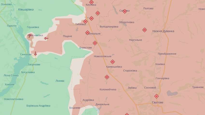 Окупанти мають просування по всій лінії фронту: мапа DeepState