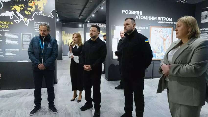 Оновлена експозиція, унікальні документи та інтерактивні простори: Президент України відвідав Національний музей «Чорнобиль»