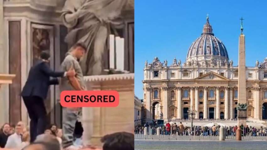Скандал у Ватикані: чоловік справив нужду просто на вівтарі базиліки Святого Петра (ВІДЕО) Скандал у Ватикані: чоловік справив нужду просто на вівтарі базиліки Святого Петра (ВІДЕО)