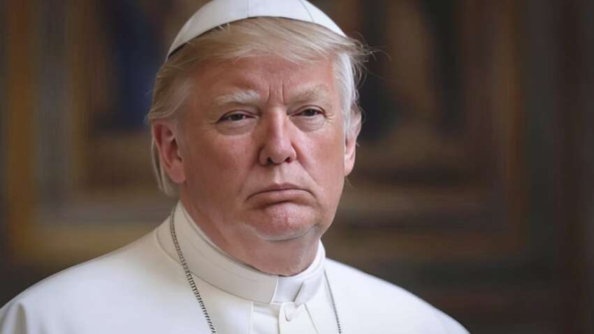 Трамп "став" новим Папою Римським: що відомо (ФОТО)
