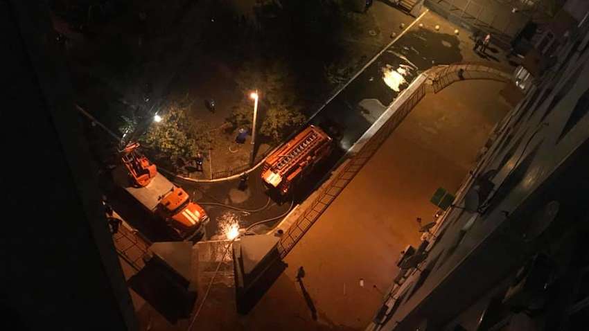 В столице произошел массовый пожар в многоэтажке: горели три квартиры