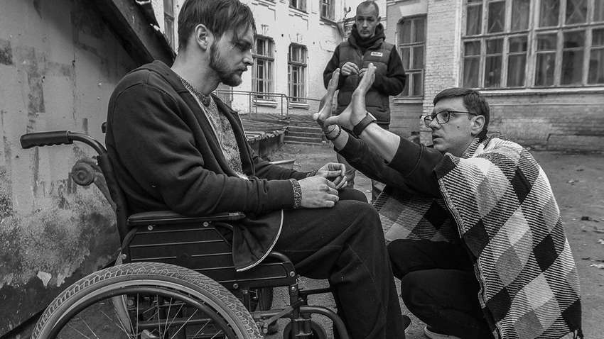 В Киеве снимают короткометражку о войне и искалеченных душах