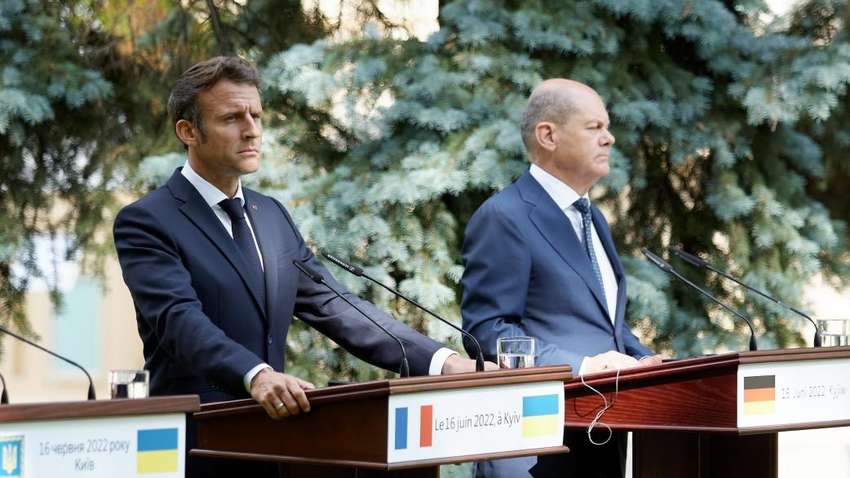 Шольц и Макрон дали новое обещание Украине Шольц и Макрон дали новое обещание Украине