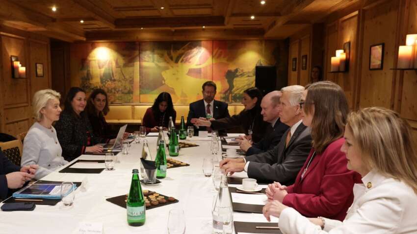 Говорили об Украине и Гренландии: делегации ЕС и США встретились в Давосе