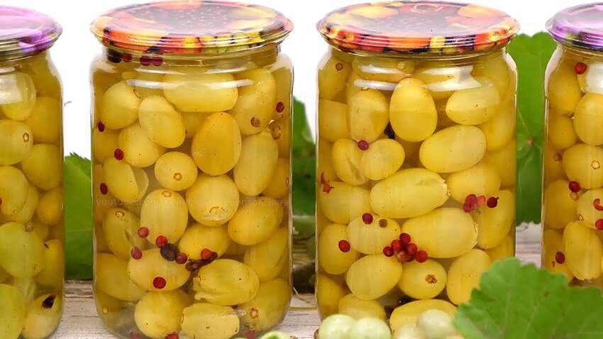 Маринованный виноград на зиму: простой рецепт оригинальной закуски Маринованный виноград на зиму: простой рецепт оригинальной закуски