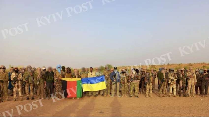 Малійські повстанці-туареги, які взяли в полон «вагнерівців», розгорнули прапор України 