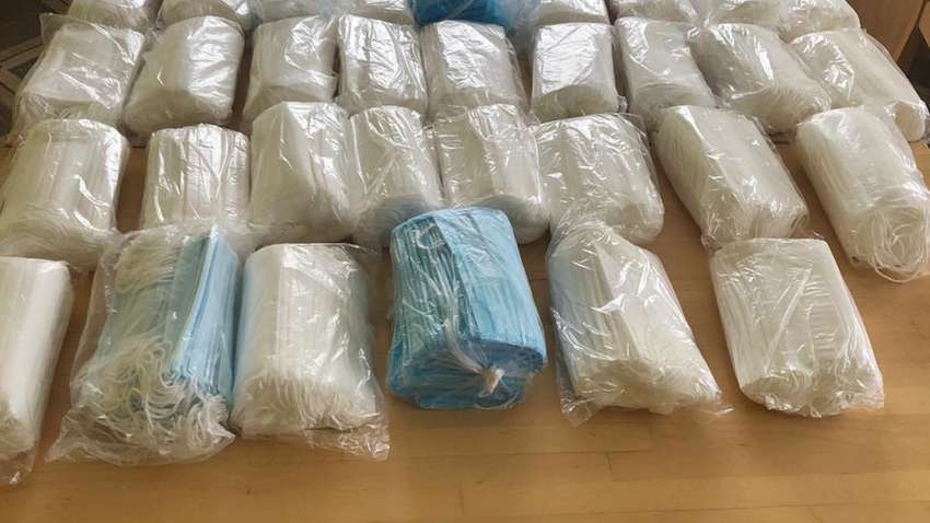 Контрабанда масок: партию незаконно пытались вывезти из Украины в ЕС