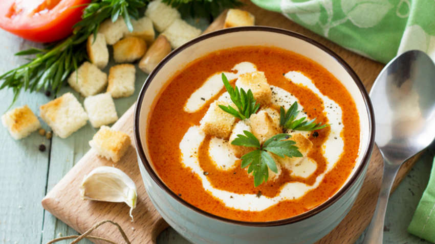 Ідея для обіду: томатний суп-пюре в мікрохвильовці