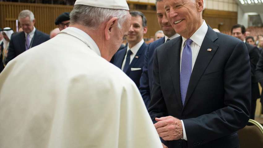 Папа Римський Франциск благословив Джо Байдена Папа Римський Франциск благословив Джо Байдена