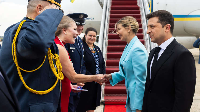 Сімейство Зеленських вже в Вашингтоні