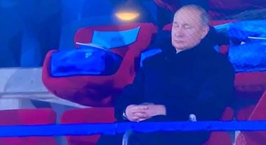 Путін «задрімав» під час виходу української збірної на церемонії відкриття Олімпіади-2022