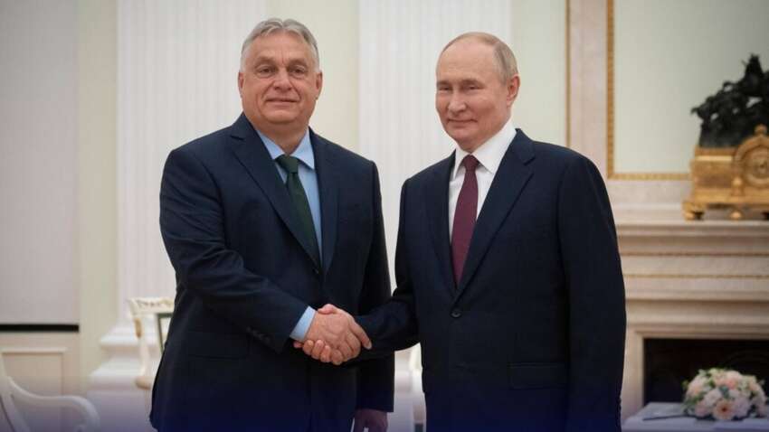 Путин и Орбан чуть не попали в «ДТП» (ВИДЕО) Путин и Орбан чуть не попали в «ДТП» (ВИДЕО)