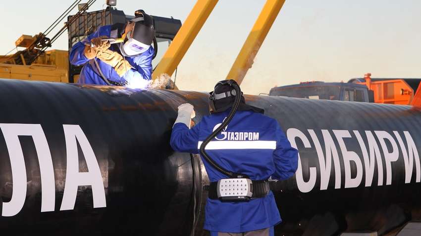Россия и Китай запустили газопровод "Сила Сибири"