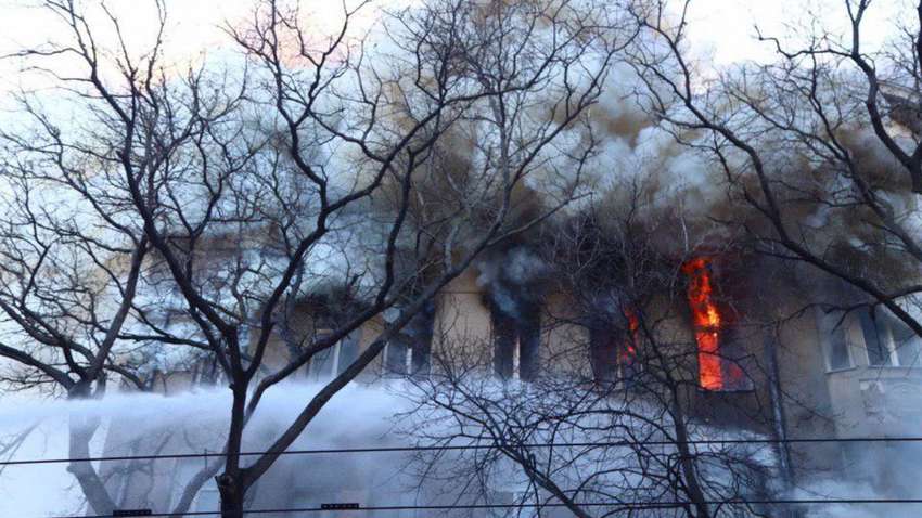 Пожежа в одеському коледжі: зниклими числяться 14 осіб