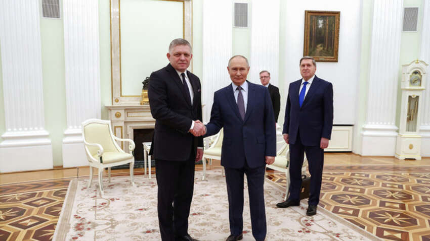 В Кремле прокомментировали "послание" Зеленского, которое Фицо привез Путину