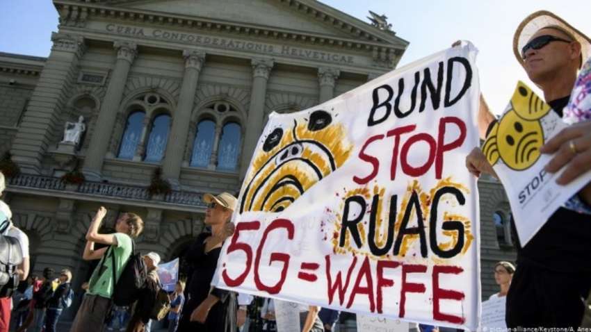 Громадяни Швейцарії протестують проти впровадження 5G-покриття