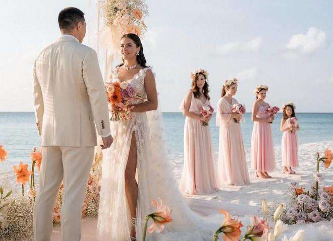 Иванна Онуфрийчук вышла замуж на Мальдивах 