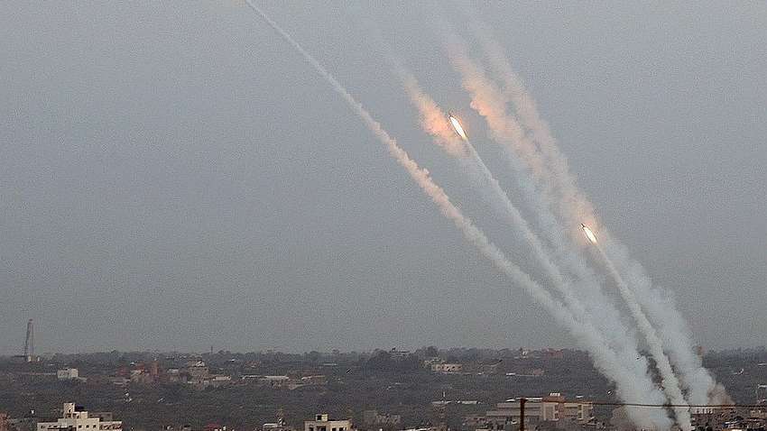 На територію Палестини впали три ракети, є постраждалі