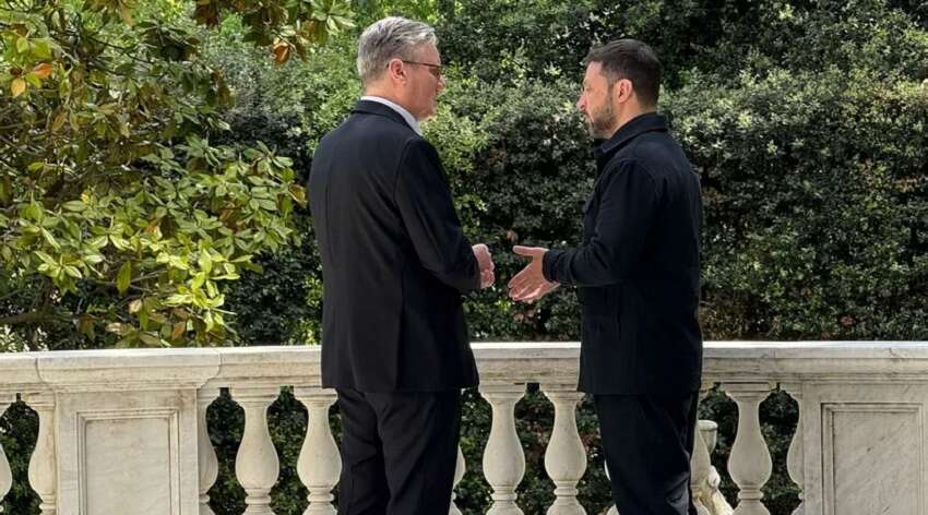 Зеленский провел переговоры с Киром Стармером в Риме: стали известны важные детали Зеленский провел переговоры с Киром Стармером в Риме: стали известны важные детали