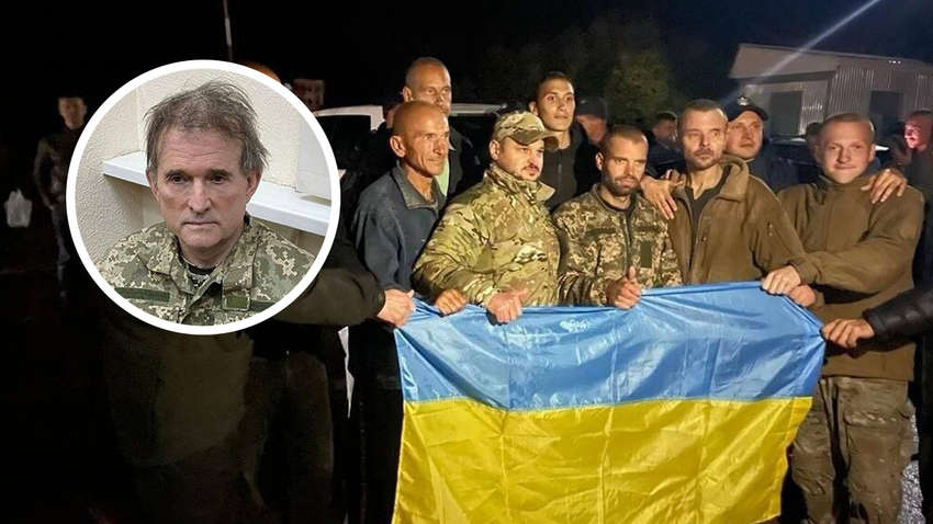 200 українських військовополонених обміняли на Медведчука 200 українських військовополонених обміняли на Медведчука