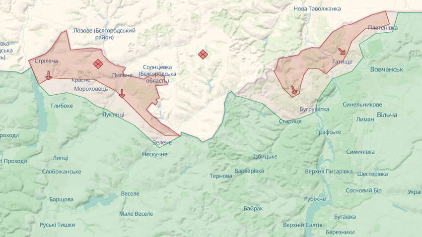 Ситуація на Харківщини: в районі 6 сіл тривають бої, ЗСУ вводяться резерви 