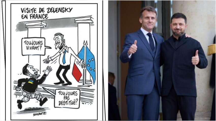 Нова карикатура на Зеленського: «Все ще живий?» Нова карикатура на Зеленського: «Все ще живий?»