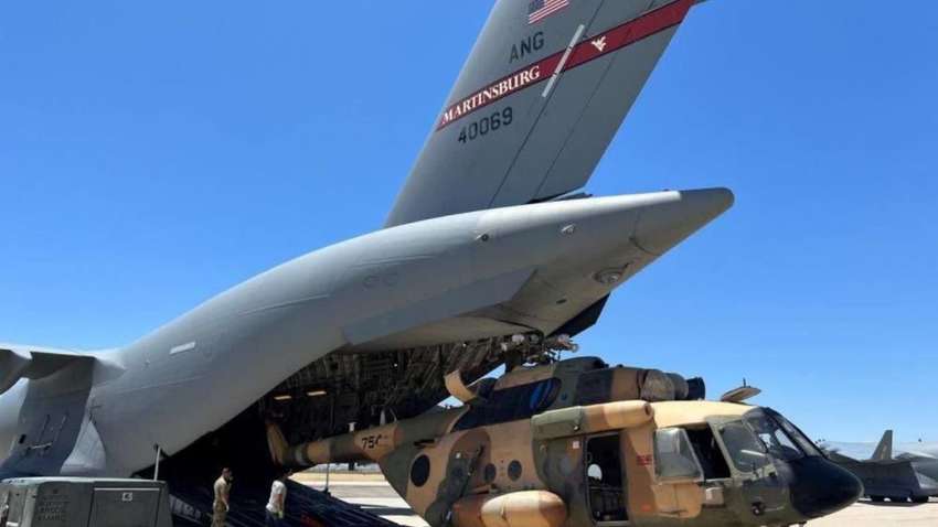 Військова допомога США: до України прямують вертольоти МІ-17(ФОТО)