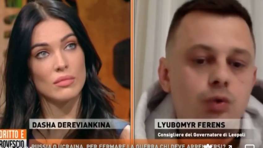 Украинский журналист послал пророссийских спикеров в прямом эфире телевидения Италии