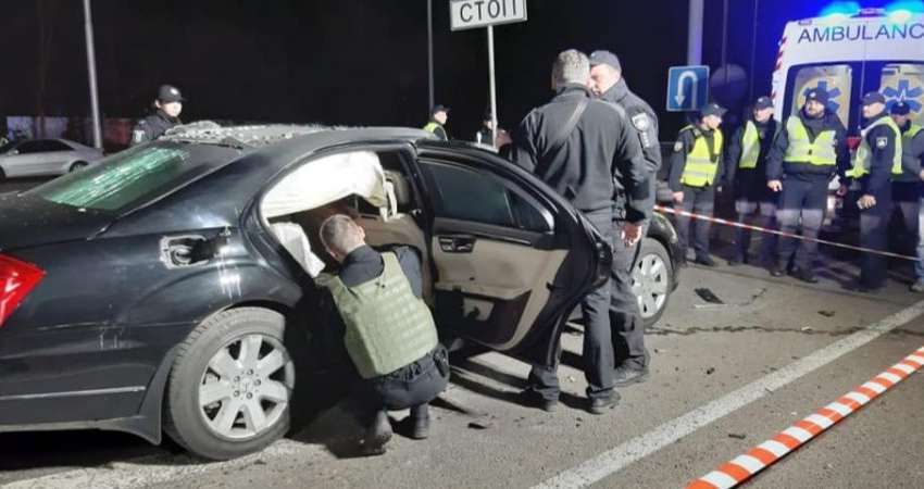 В Киеве совершено покушение на бизнесмена: водителю оторвало голову