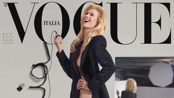 Клаудия Шиффер разделась для журнала Vogue