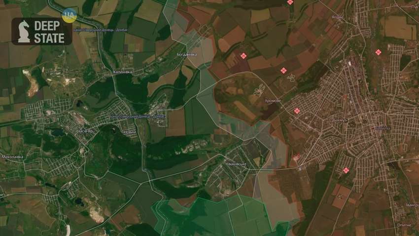 Враг не прекращает наступление на Часов Яр. Ситуация усугубляется Враг не прекращает наступление на Часов Яр. Ситуация усугубляется