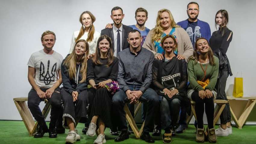 Вперше після звільнення Олег Сенцов прийшов у театр