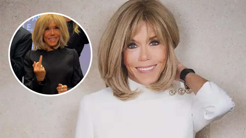 Бріжит Макрон показала середній палець публіці: що означає цей жест (ФОТО)