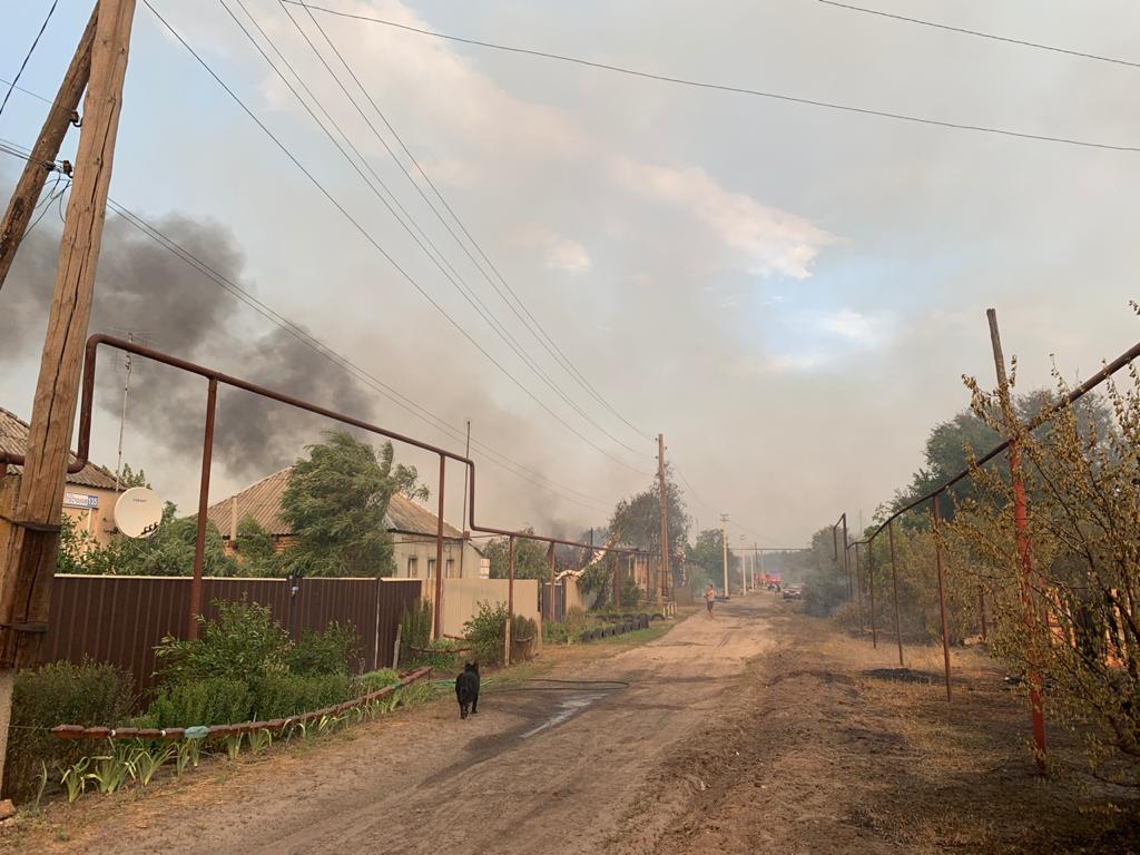 Пожары в Луганской области: устрашающие фото масштабного огня - фото 15