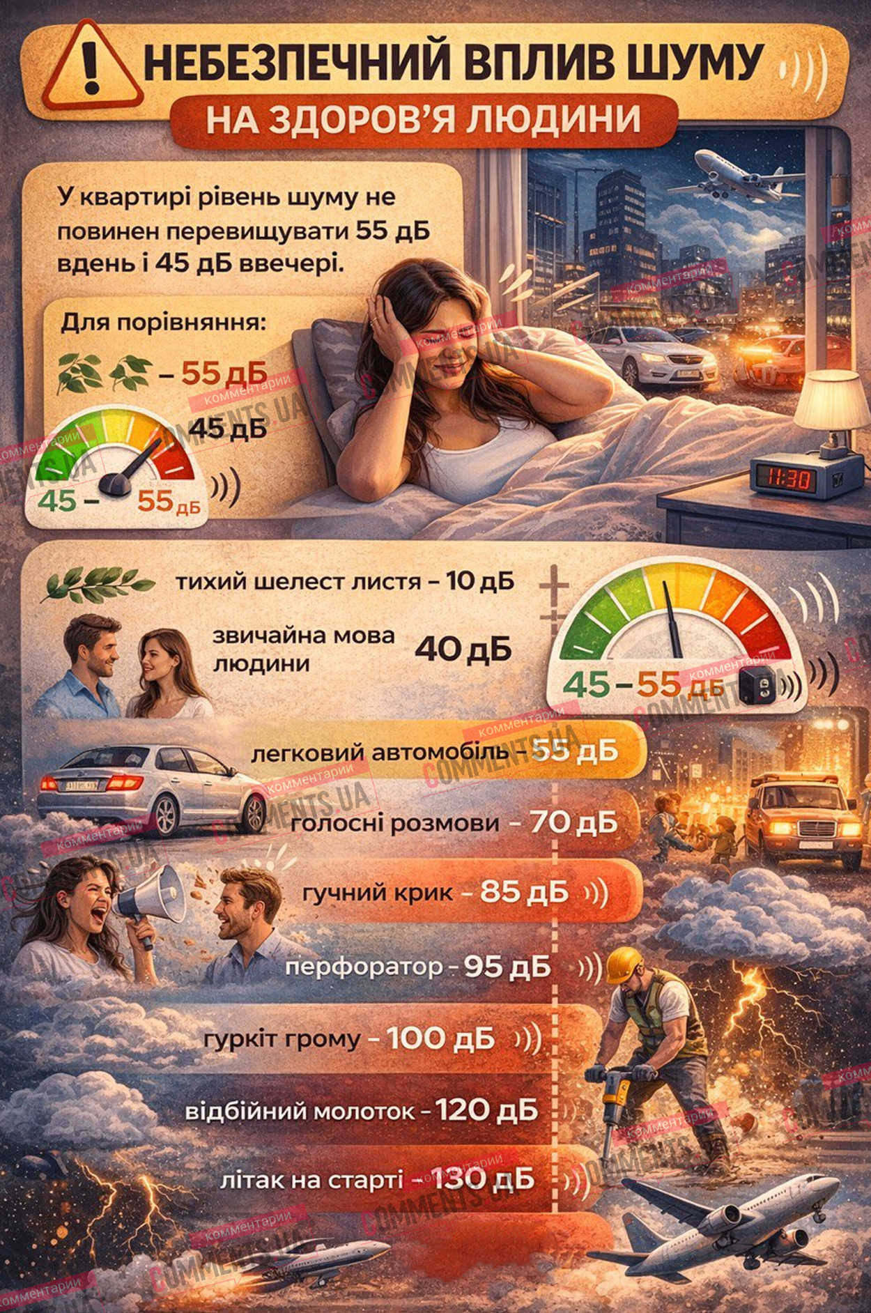 Невидимый враг в вашей квартире: как шум разрушает здоровье и когда он становится опасным