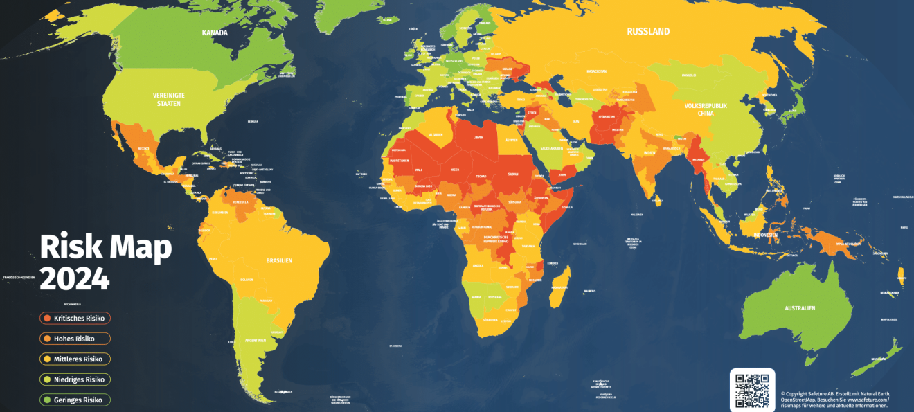 Карта ризиків: найбільш безпечні та небезпечні країни світу - фото 2