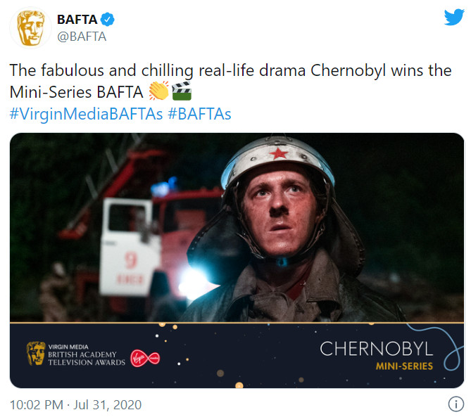 «Чернобыль» получил премию BAFTA как лучший мини-сериал - фото 2