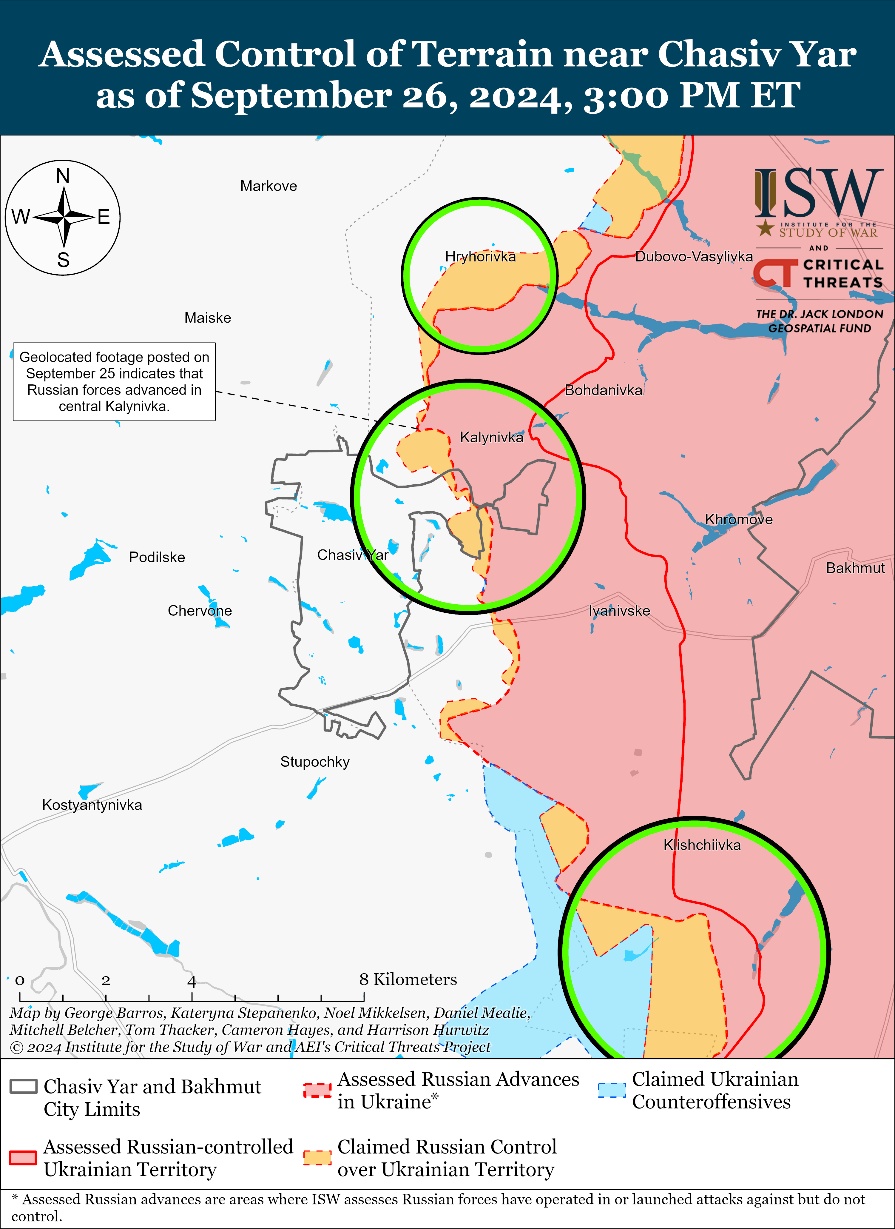 Есть новое продвижение россиян на самом горячем участке фронта: карты ISW - фото 2